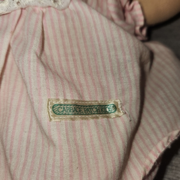 Vintage Cabbage Patch Kid Blonde Yarn Hair Green Eyes 1978,1982 - Picture 12 of 16